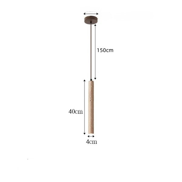 Deloin - Natuursteen Travertin Hanglamp