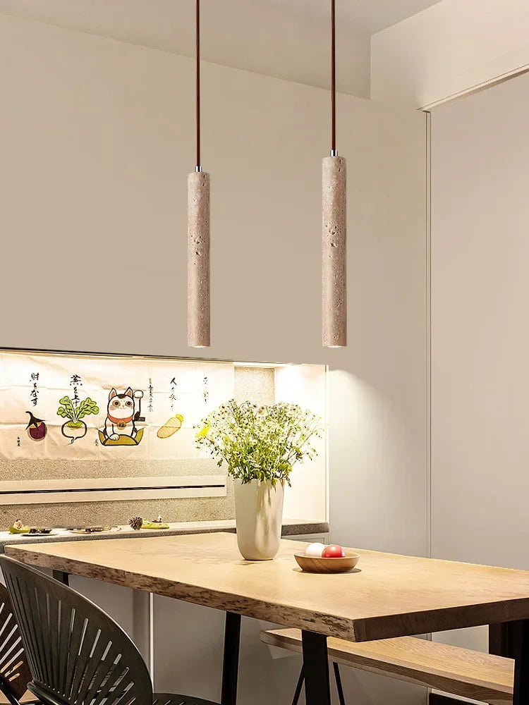Deloin - Natuursteen Travertin Hanglamp