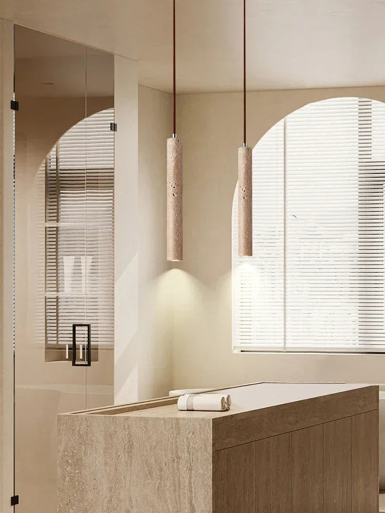 Deloin - Natuursteen Travertin Hanglamp