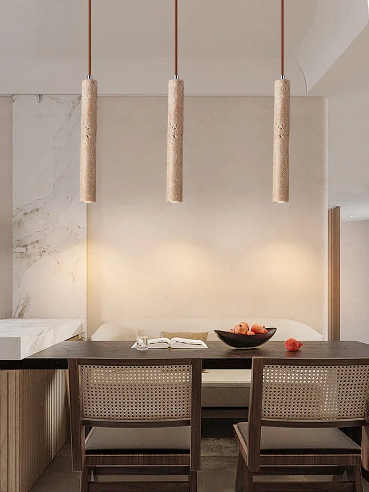 Deloin - Natuursteen Travertin Hanglamp