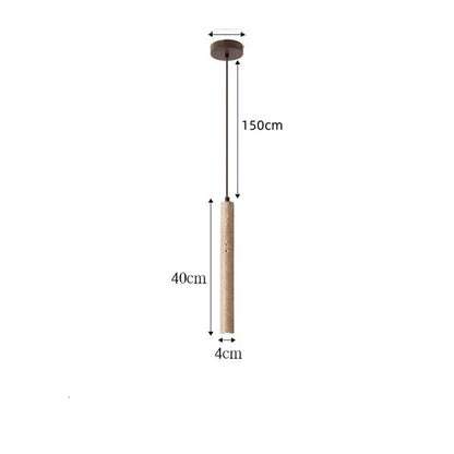 Deloin -  Natuursteen Travertin Hanglamp