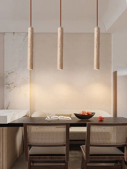 Deloin -  Natuursteen Travertin Hanglamp
